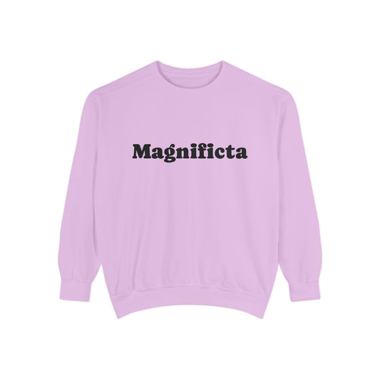 Magnificta Sweatshirt — Vintage Script Graphic Crewneck