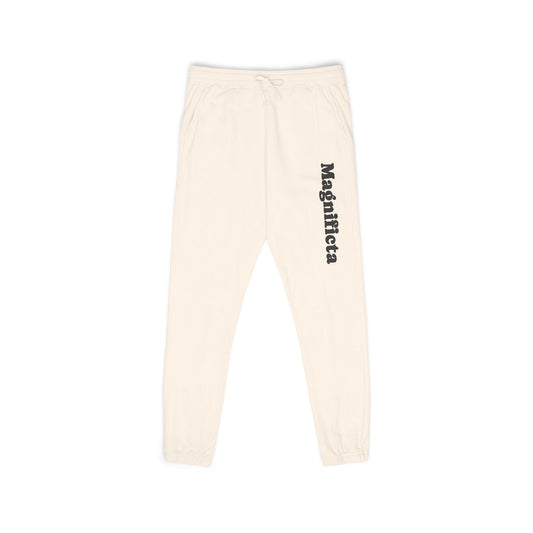Magnificta garment-dyed fleece sweatpants